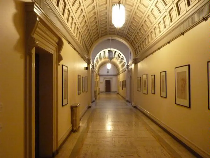 Corridor at Film location W176 in Wales (photo 9)