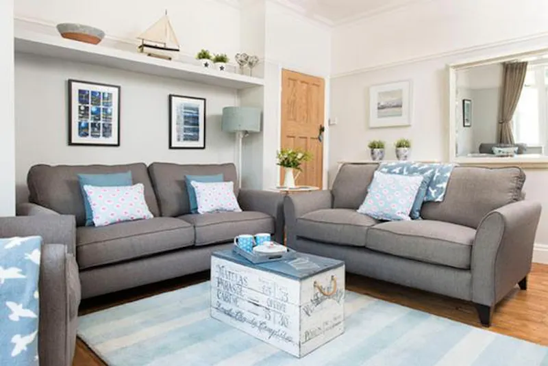 Living Room at Pretty Langland semi, D2271 (photo 3)