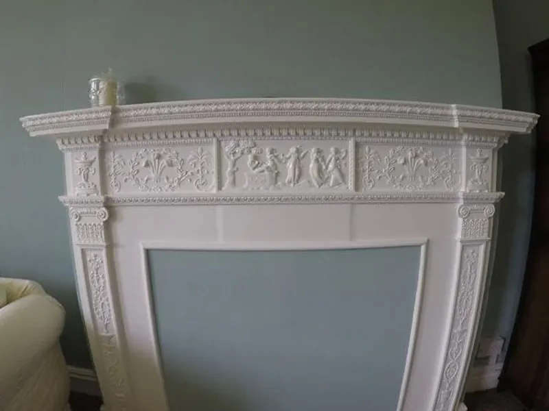 Fireplace at Film location A1415 in Wales (photo 50)