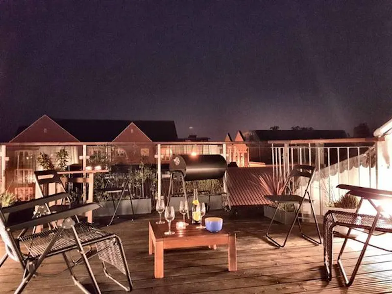 Roof terrace at Film location W217 in Wales (photo 24)