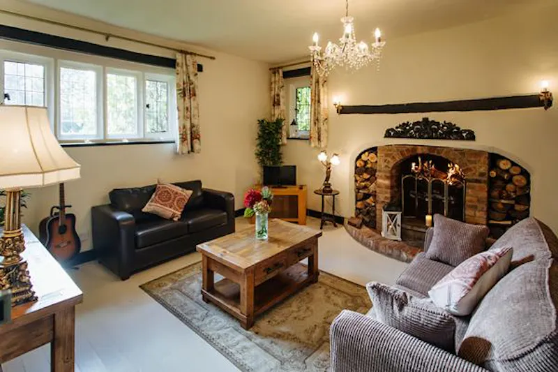 Fireplace at Burnham Tudor manor , M334 (photo 18)