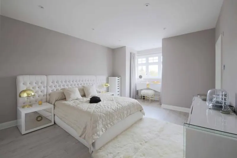 Bedroom - main at Modern house in Raynes Park, D2451 (photo 20)