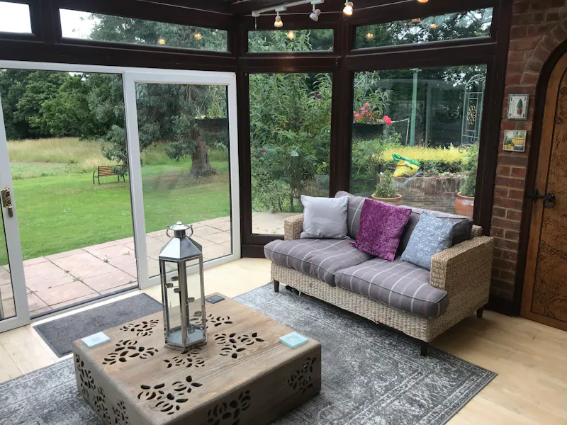 Conservatory at Essendon Edwardian cottage, E477 (photo 10)