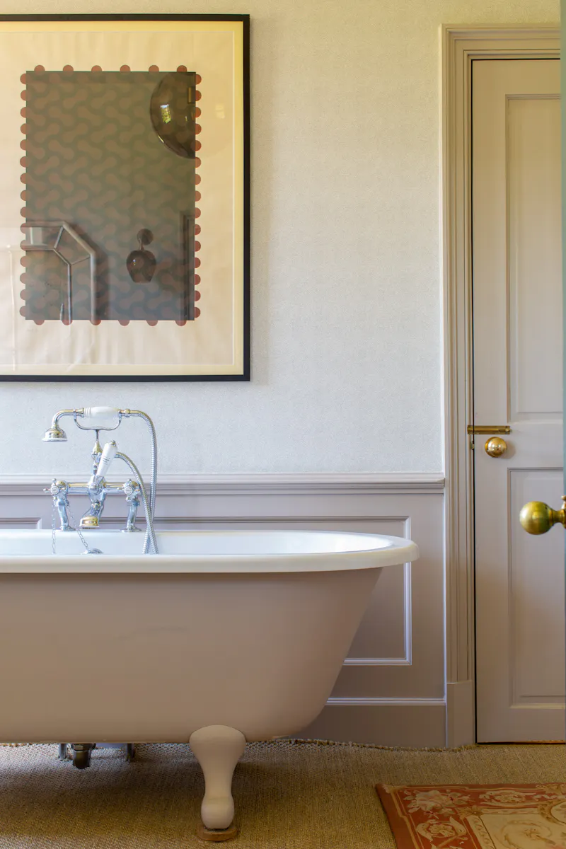 Bath - rolltop at Stylish Shropshire manor house, A1536 (photo 51)
