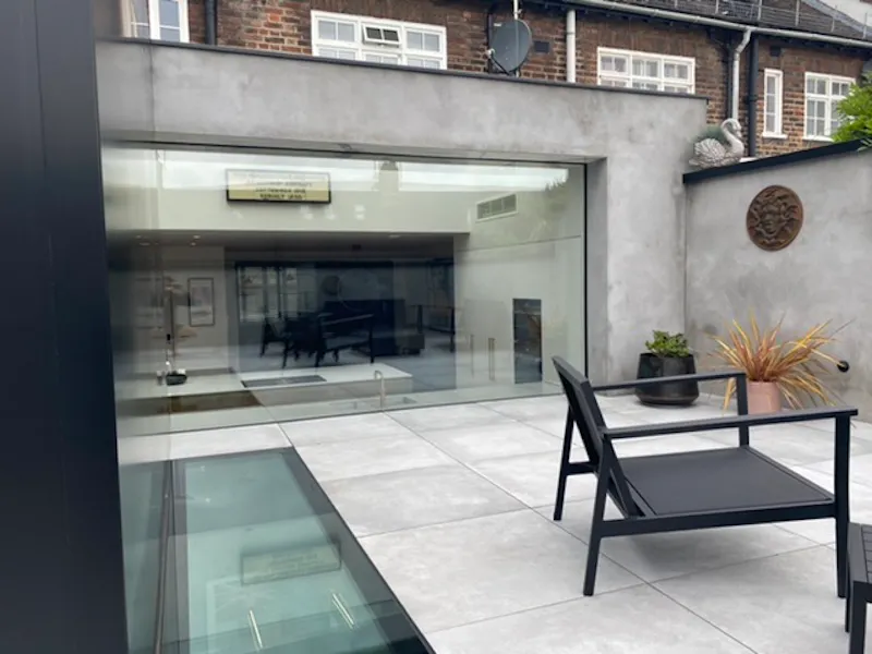 Concrete at 1930's refurb in Belsize Park, D2481 (photo 23)