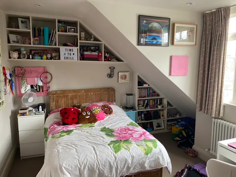 Bedroom - teen at 1930's refurb in Belsize Park, D2481 (photo 22)