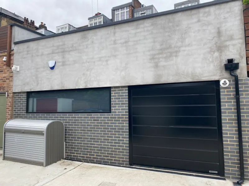 Garage at 1930's refurb in Belsize Park, D2481 (photo 24)