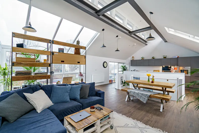 Open plan at Modern mews in Hertford, D2484 (photo 4)