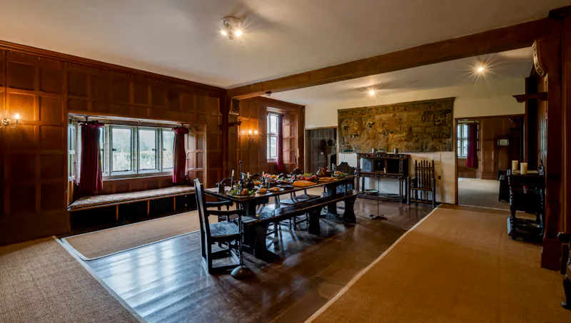 Dining room at Hailsham Elizabethan priory, M340 (photo 5)