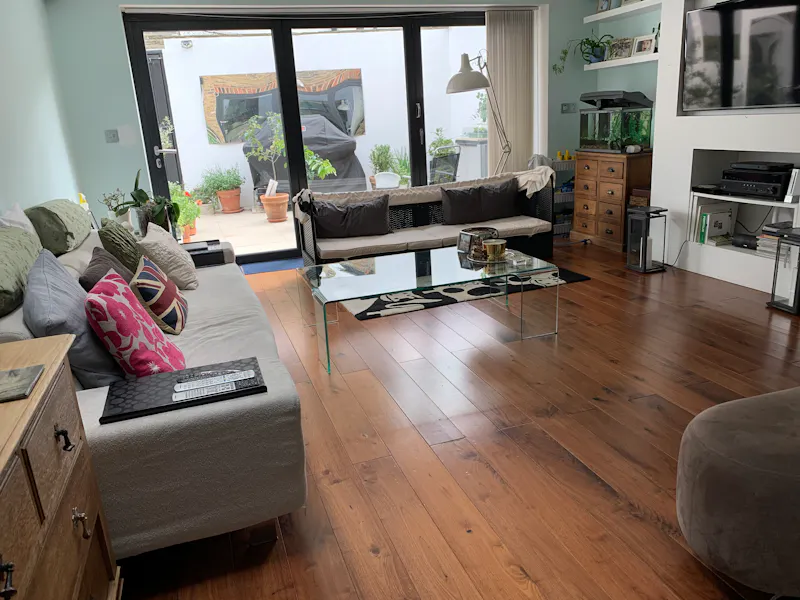Floor - wooden at Victorian townhouse Islington, B1925 (photo 3)