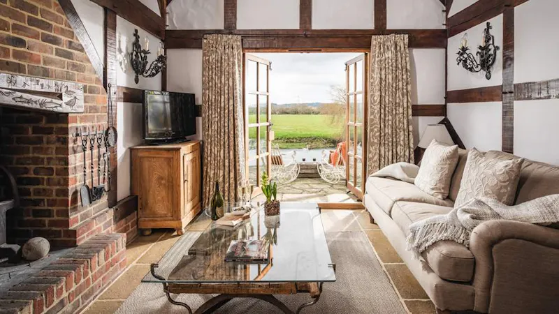 Living Room at Riverside cottage in New Forest, M349 (photo 2)