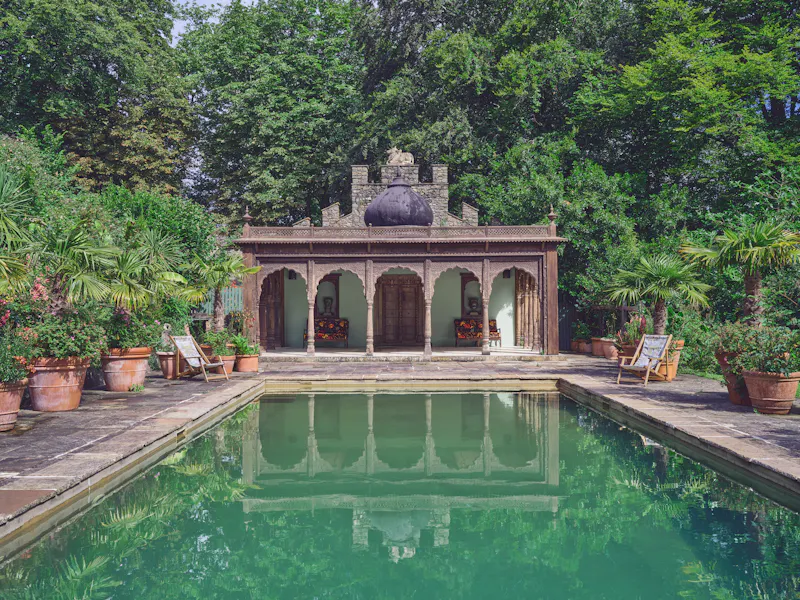 Swimming pool - outdoor at Cornish castle and gardens, G307 (photo 60)