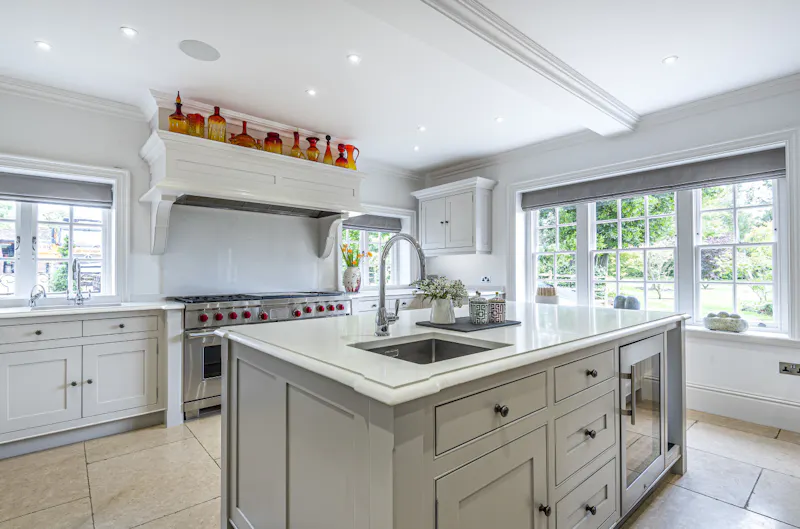 Kitchen island at Luxurious Berkhamsted mansion, A1533 (photo 13)