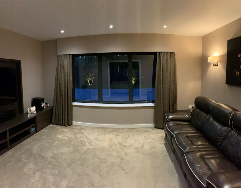 Home cinema at Stylish modern Alton house, D2381 (photo 8)