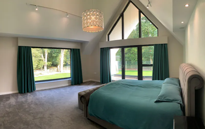 Bedroom - main at Stylish modern Alton house, D2381 (photo 9)