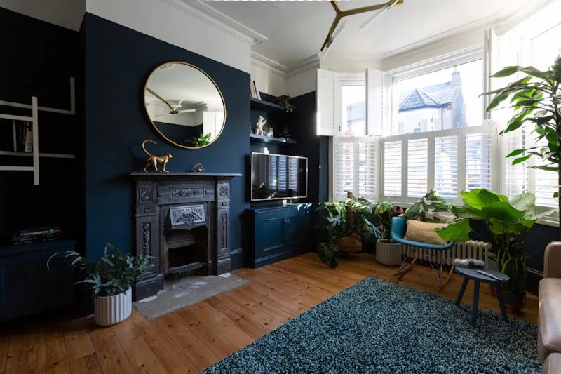 Fireplace at Stylish Bromley Victorian house, B1896 (photo 5)