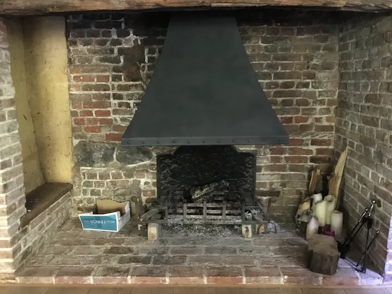 Fireplace at Tudor-style Chobham farmhouse, F901 (photo 12)