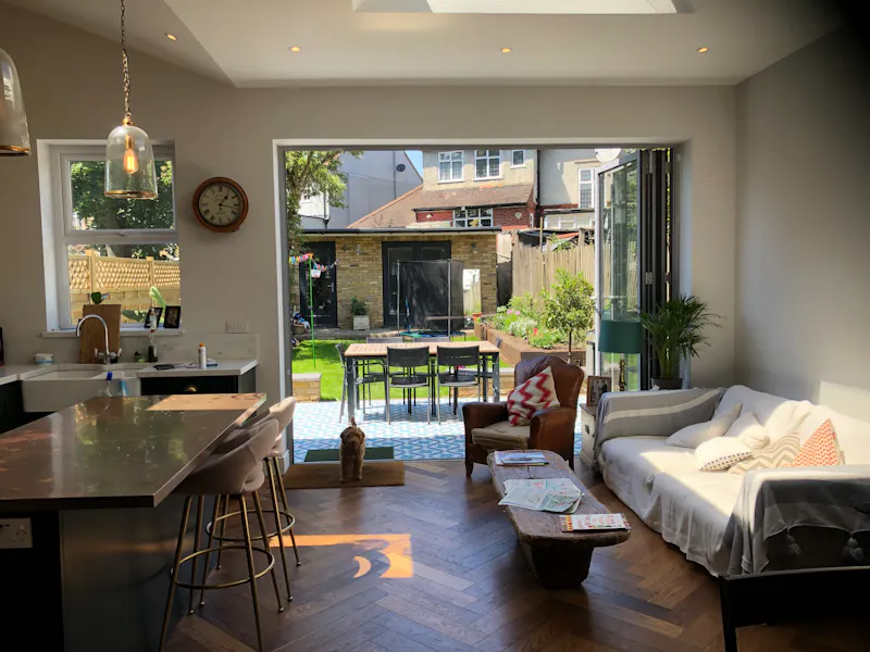 Open plan at Modern Kensal Rise home, D2486 (photo 12)