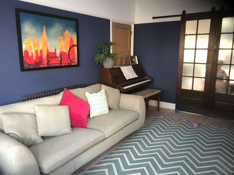 Living Room at Modern Kensal Rise home, D2486 (photo 2)