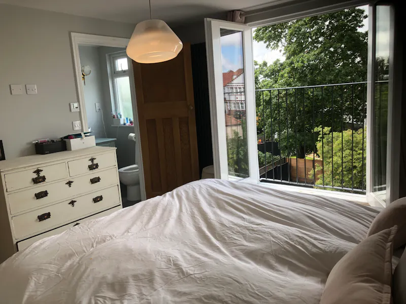 Bedroom at Modern Kensal Rise home, D2486 (photo 26)