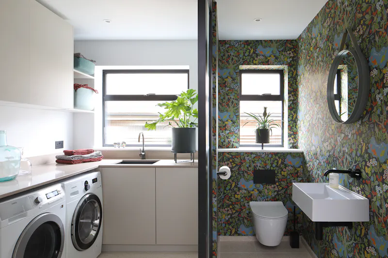 Utility room at Scandi-style Cheam house, K456 (photo 9)
