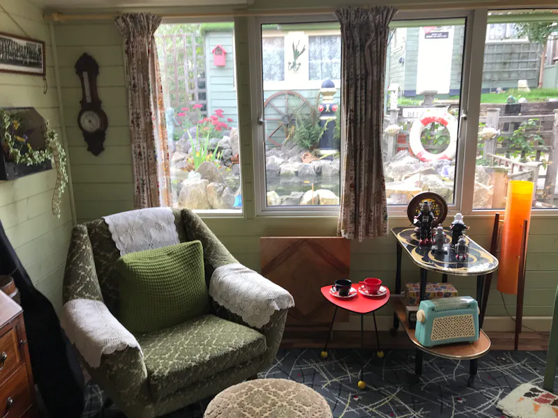 Living Room at Authentic 50s Welwyn house, D2208 (photo 13)