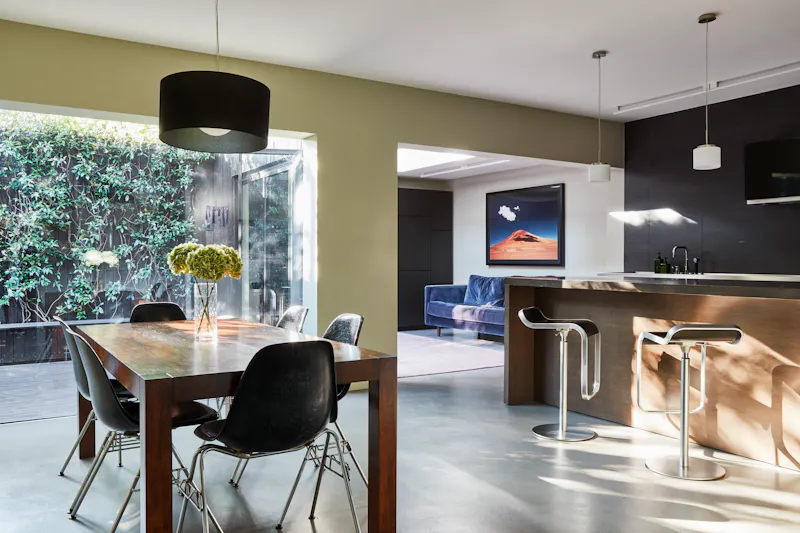 Dining room at Haggerston modern black box , K382 (photo 60)