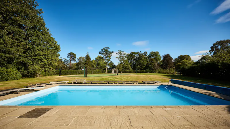 Swimming pool - outdoor at Hampshire stately and Estate, A1537 (photo 34)