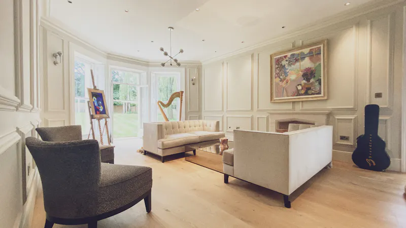 Drawing room at Stylish Hertfordshire Georgian, A1538 (photo 16)