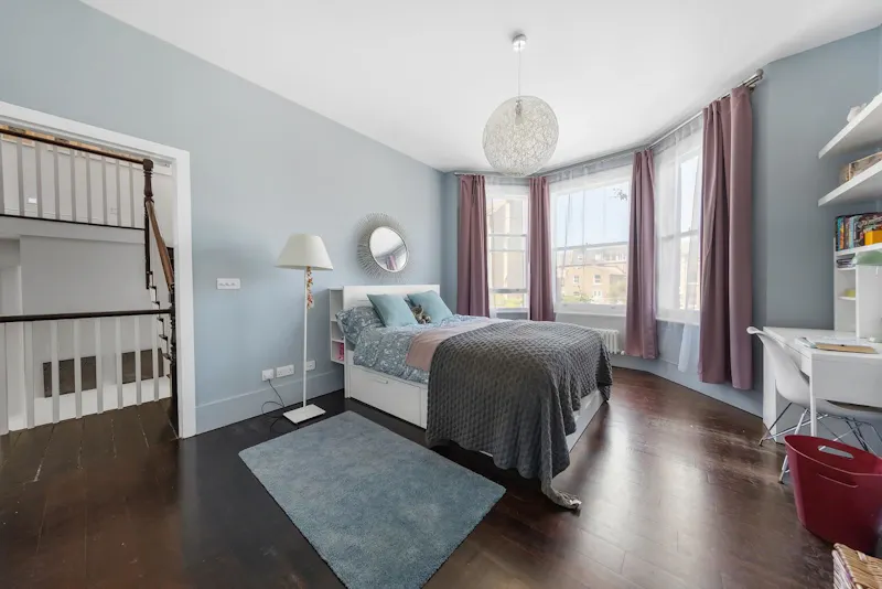 Bedroom at Stylish Victorian Brixton house, B1899 (photo 10)