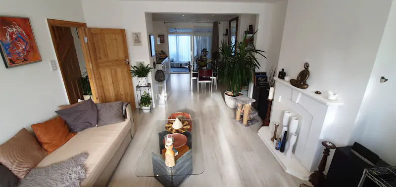 Living Room at Modern Crystal Palace Home, D2503 (photo 10)