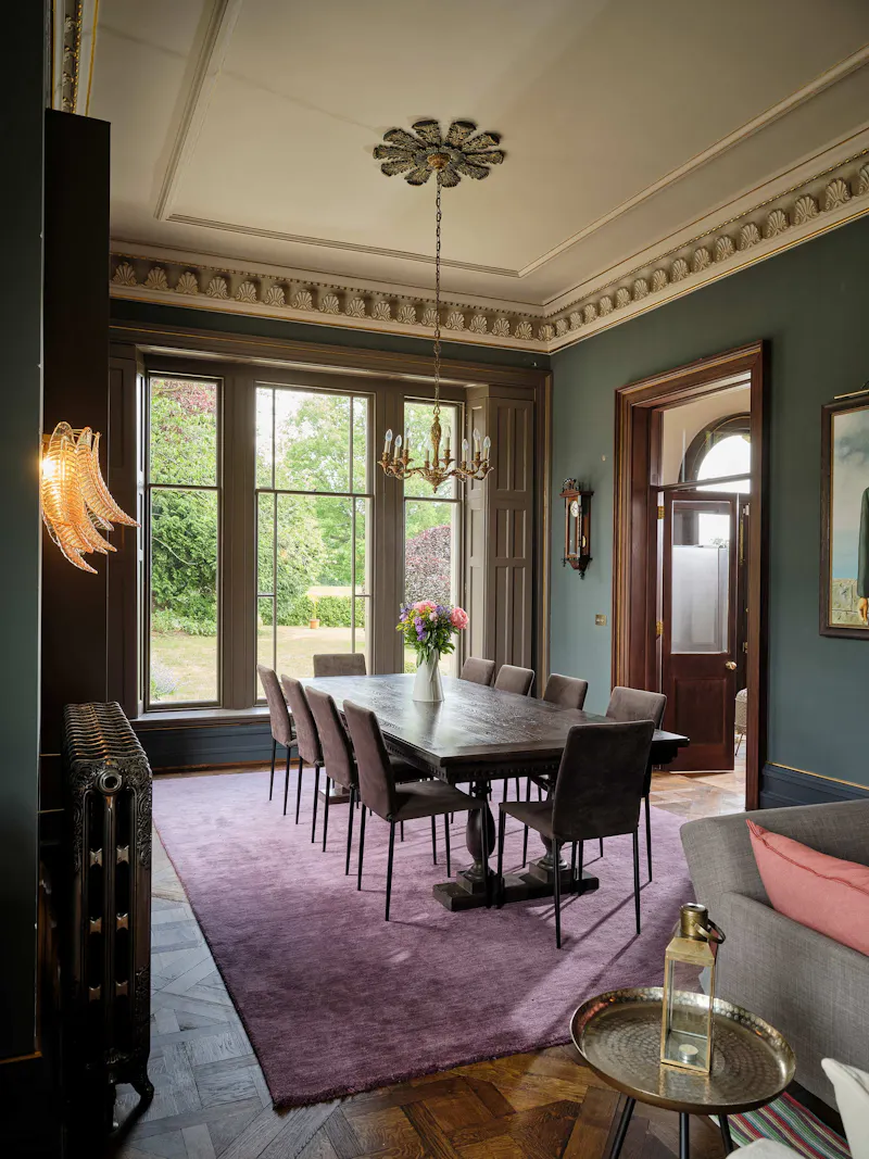 Dining room at Stunning Solihull Manor , A1542 (photo 11)