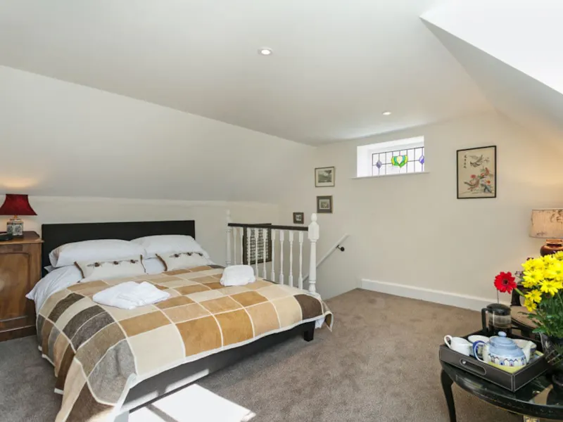 Bedroom - main at Gothic Hilborough hunting lodge, G316 (photo 9)