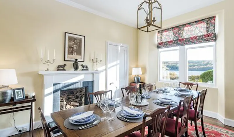 Dining room at Victorian manse Loch Ness, B1922 (photo 3)