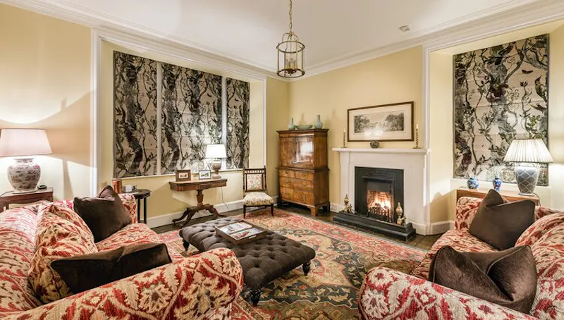 Fireplace at Victorian manse Loch Ness, B1922 (photo 5)