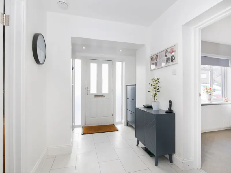 Entrance hall at Neutral modern semi in Sidcup, D2536 (photo 5)