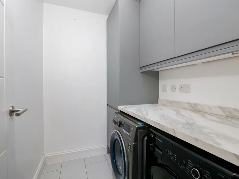 Utility room at Neutral modern semi in Sidcup, D2536 (photo 10)