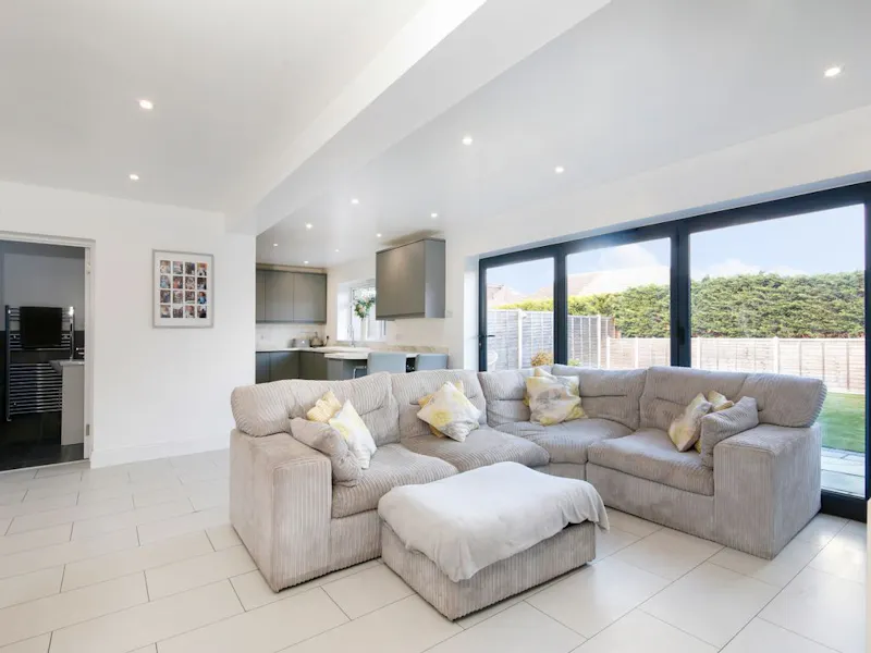 Living Room at Neutral modern semi in Sidcup, D2536 (photo 3)