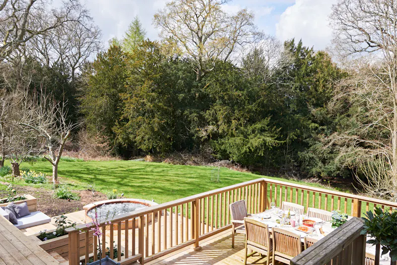 Terrace/Patio at Georgian house in Curdridge, A1318 (photo 45)