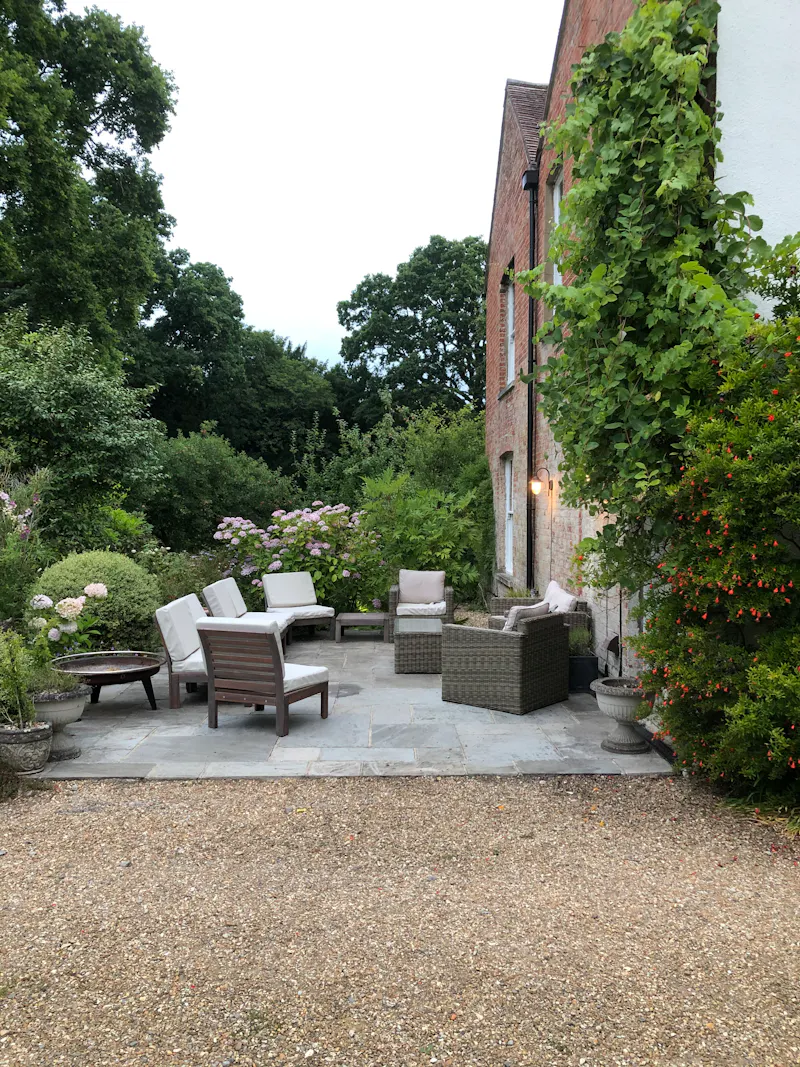Terrace/Patio at Georgian house in Curdridge, A1318 (photo 42)