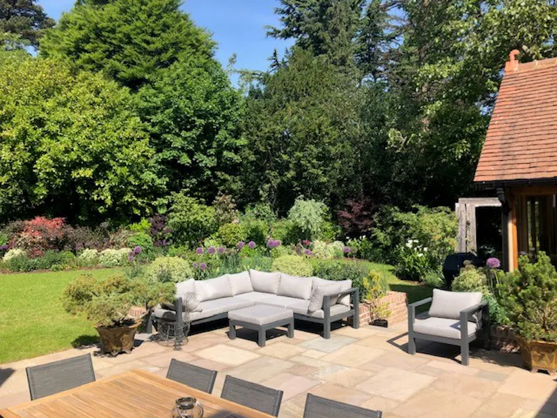 Terrace/Patio at Modern Woldingham house, D2494 (photo 57)