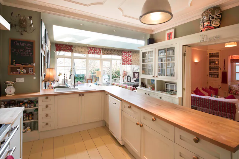 Kitchen at Eclectic Acton family house, E483 (photo 4)