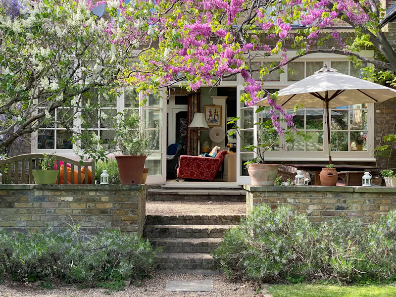Terrace/Patio at Eclectic Acton family house, E483 (photo 31)