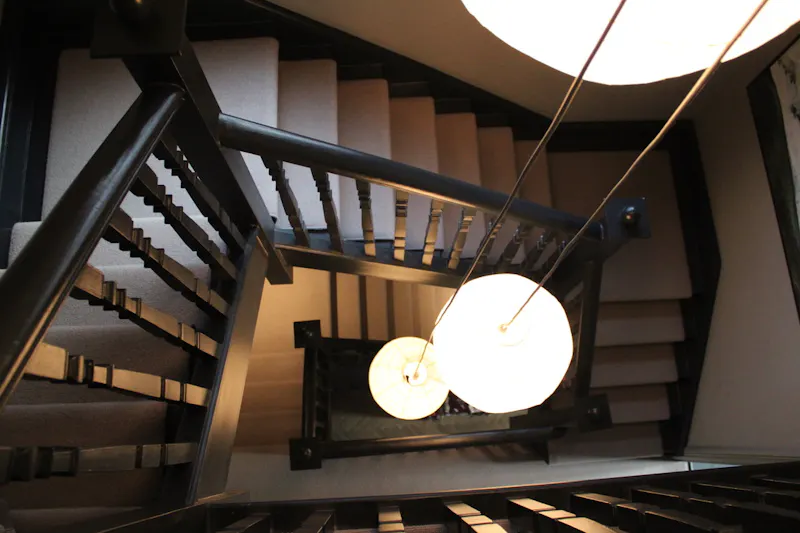 Staircase at Modern Edwardian Home, E482 (photo 12)