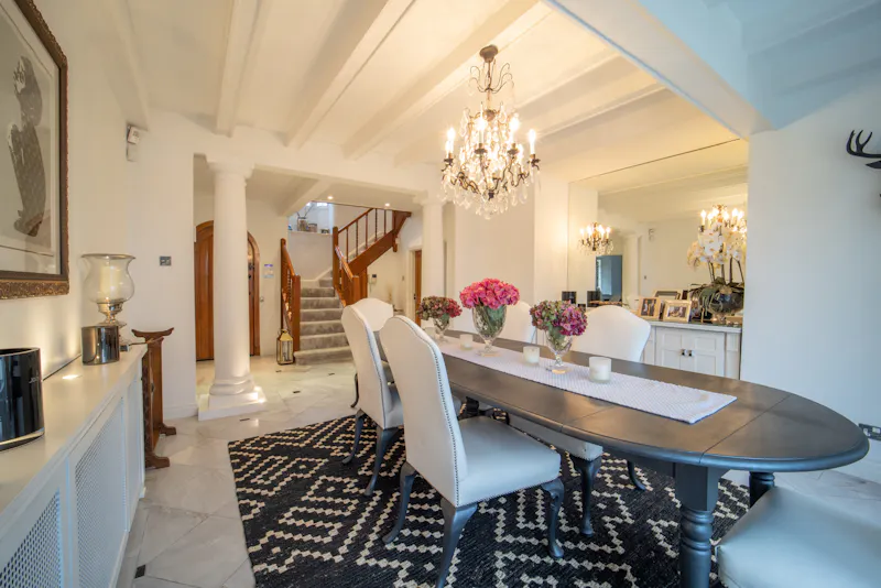 Floor - tiled at Luxury Lakeside Cheshire Home, D2693 (photo 5)