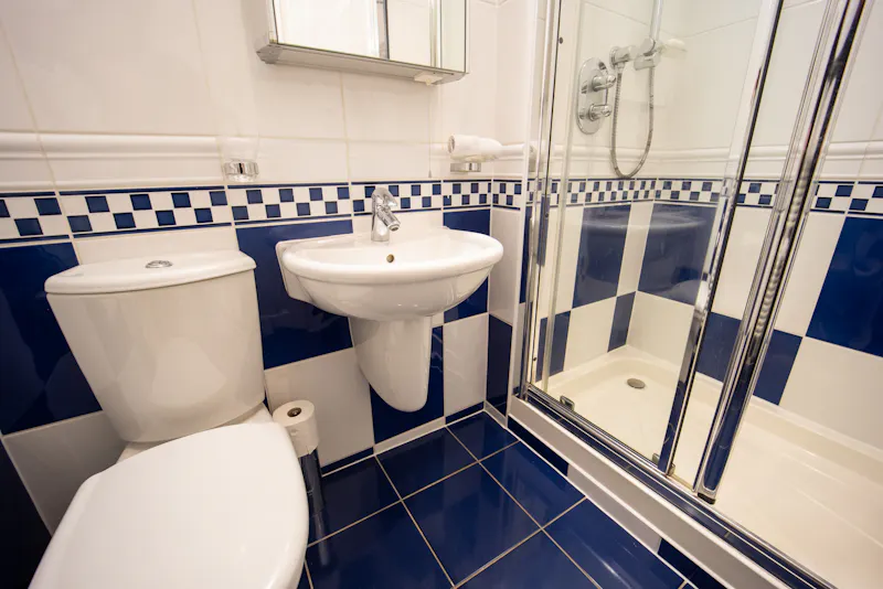 Bathroom at Luxury Lakeside Cheshire Home, D2693 (photo 35)