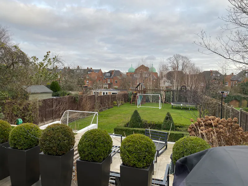 Garden at Victorian house Brondesbury , B1913 (photo 18)
