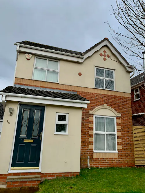Red-brick Wheldrake house, D2489