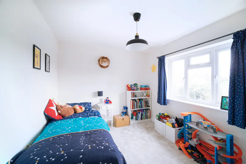 Bedroom - child's at Modern semi in Weybridge, D2509 (photo 18)