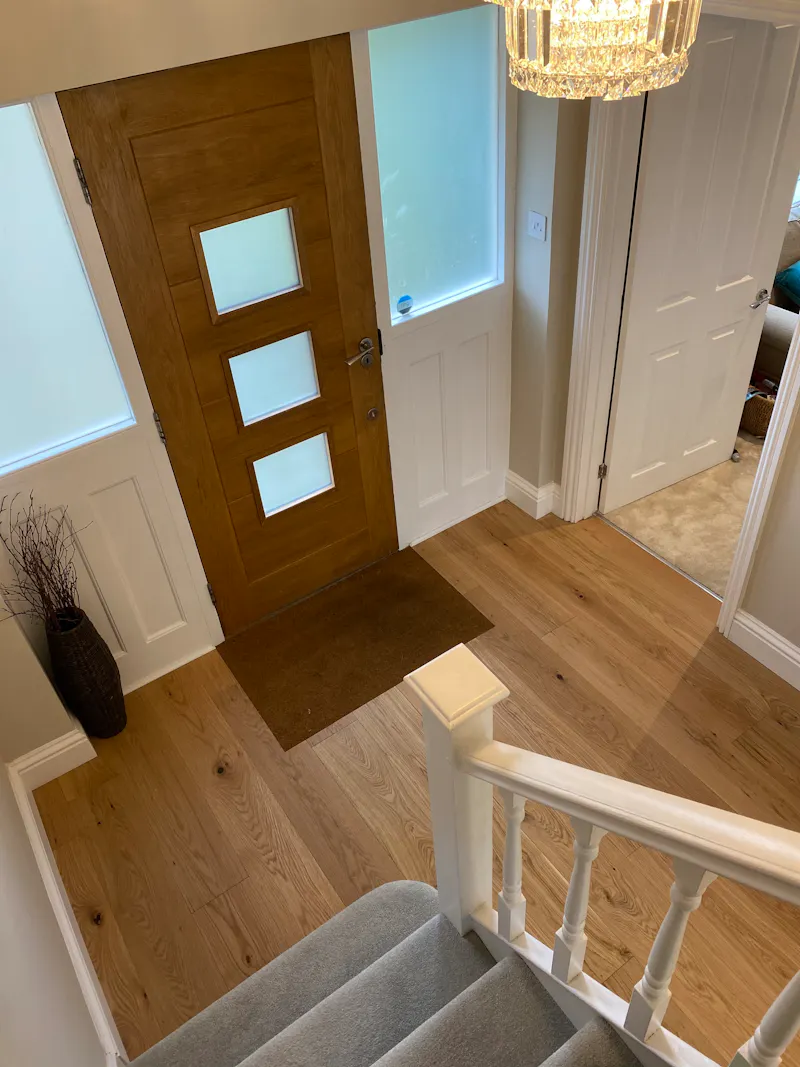 Staircase at Modern semi in Weybridge, D2509 (photo 22)